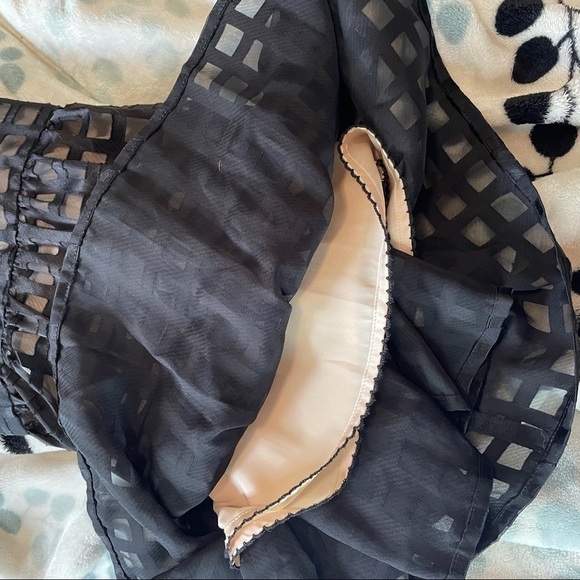 Anthropologie HD in Paris Flowy Baby doll Black Tank Top Blouse XS - Picture 8 of 11